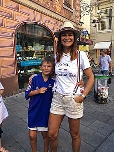 T-shirt Je suis Femmes de Foot
