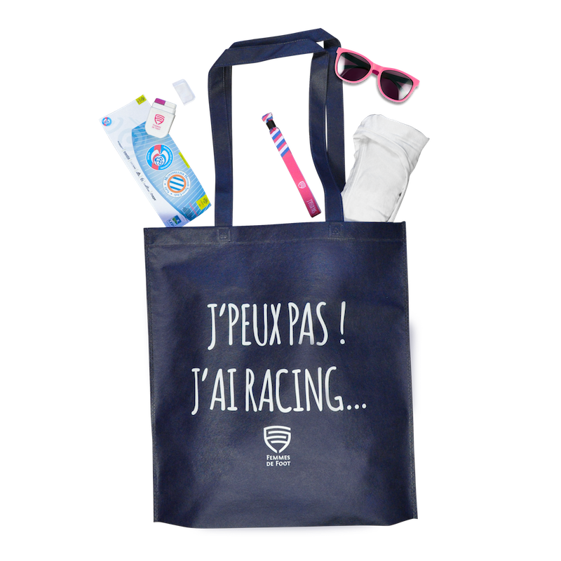 Tote bag J'peux pas j'ai Racing