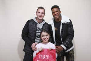 Joueurs et enfant